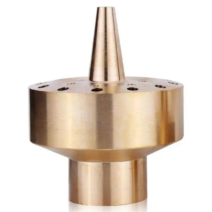 Factory Price Brass 1"1-1/2"2" Adjustable Lawn Patio Water Fountain Irrigation Nozzle