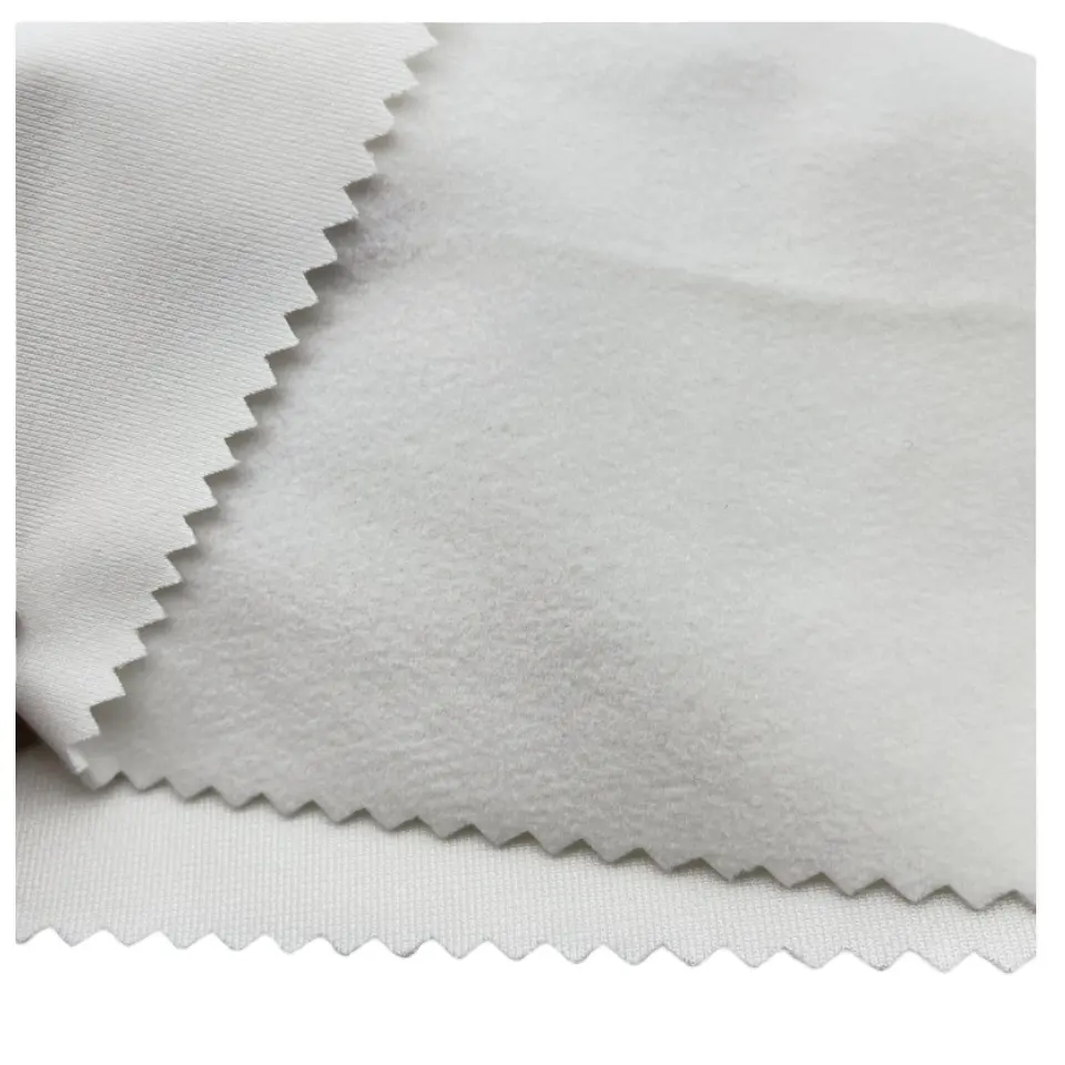 PFP और PFD सफेद रंग मखमल कपड़े छपाई और रंगाई के लिए नमूना उपलब्ध