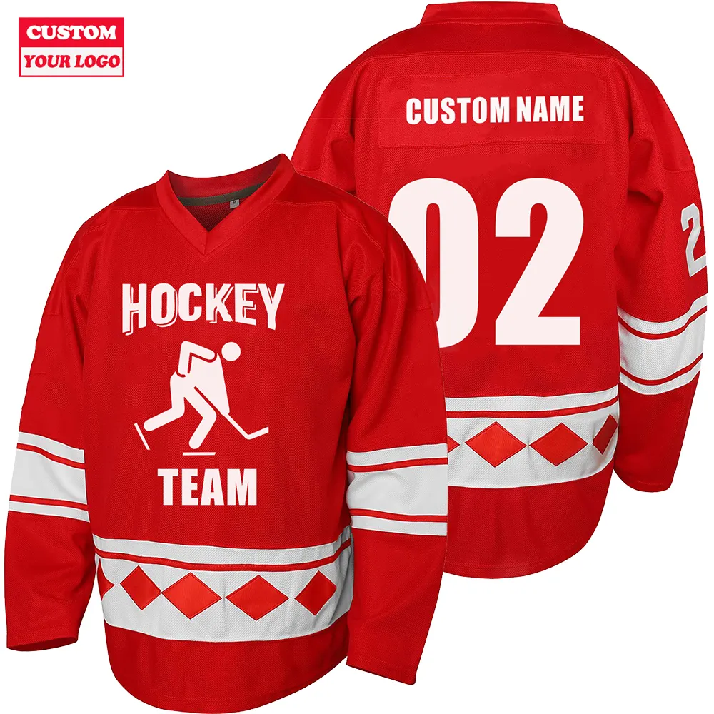 Venta al por mayor hombres personalizados bordado apliques sublimación malla impresión uniforme equipo Etiqueta Privada jerseys Toronto EE. UU. Hockey Jersey