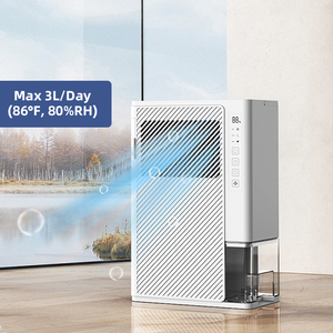 Invitop 3L/tag tragbarer Luftentfeuchter ventilator mit WLAN Tuya App intelligente Steuerung Heim-Entfeuchter