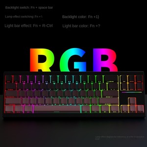 Aluminium Wireless 70keys TKL Mechanical <strong>Keyboard</strong>, 65 Percent Metal <strong>Keyboard</strong> Hot Swappable Custom RGB <strong>Keyboard</strong> for <strong>Mac</strong> Win - Product Image 4