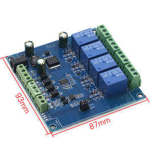 Modbus-Rtu7-24V2-way 4-way <strong>relay</strong> <strong>module</strong> switching <strong>input</strong> and <strong>output</strong> RS485/TTL anti-reverse connection - Product Image 3