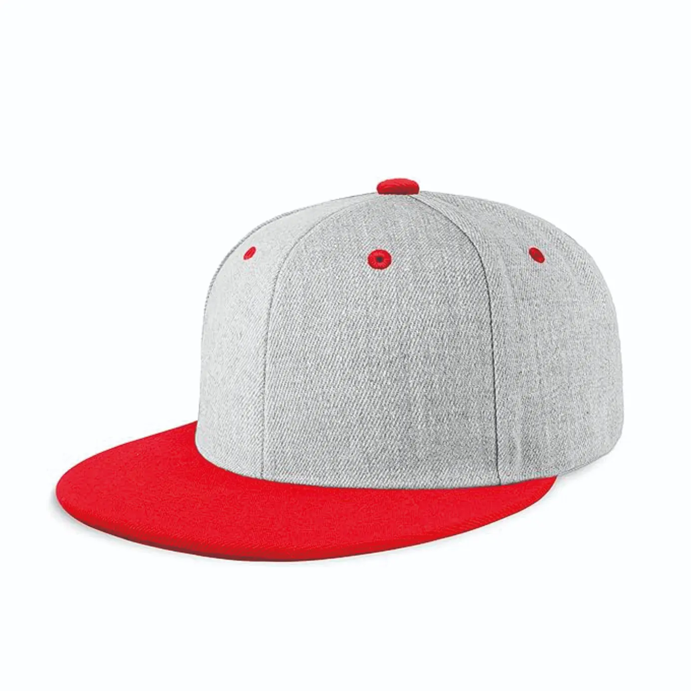 High Quality Custom Logo Original Two Tone Snapback Cap 6 Panel Custom Snapback Hat