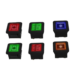 Lakeview PLA-Serie PCB-oder kabel montierter Momentan-oder Wechsel-Dual-LED-Drucksc halter - Product Image 2