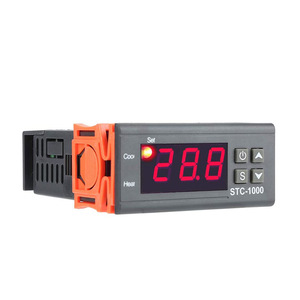 Controlador de temperatura Digital de 110-220V, interruptor de termostato de microordenador con Cable de 1M, 2 unidades - Product Image 5