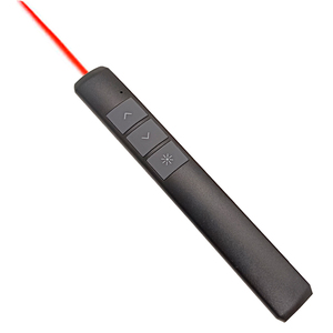 Powerpoint Laser senza fili presentatore Clicker puntatore Laser ricaricabile per presentazione Clicker penna telecomando Presentador - Product Image 1