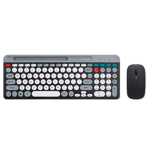 Combos de teclado y ratón Bluetooth inalámbrico 2,4g teclados con ranura para teclado para tableta teléfono ordenador ratón para juegos
