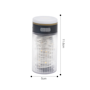 4 en 1 10m 33Ft Camping String Lights Impermeable Tipo-C Recargable Portable Nightstand String Light para senderismo - Product Image 3