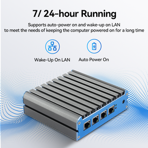 Quad Core Celeron J4125 N5105 Intel I225V 4 NIC 2,5G Gigabit Ethernet pfSense OPNsense Firewall Gateway Mini-Software-Router - Product Image 4
