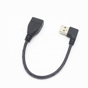 Şarj ve veri aktarımı için 0.5m sağ sol yukarı aşağı açı usb2 0 aktif uzatma kablosu - Product Image 2