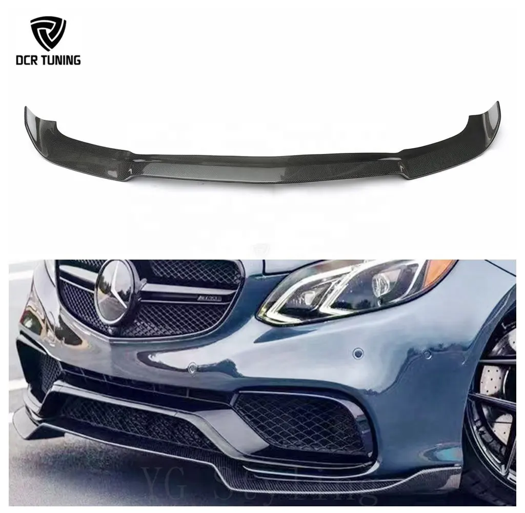 W212 vera fibra di carbonio paraurti anteriore Lip AMG Style per Mercedes-Benz classe E W212 AMG (2009-16) nuovo AMG Bodykit