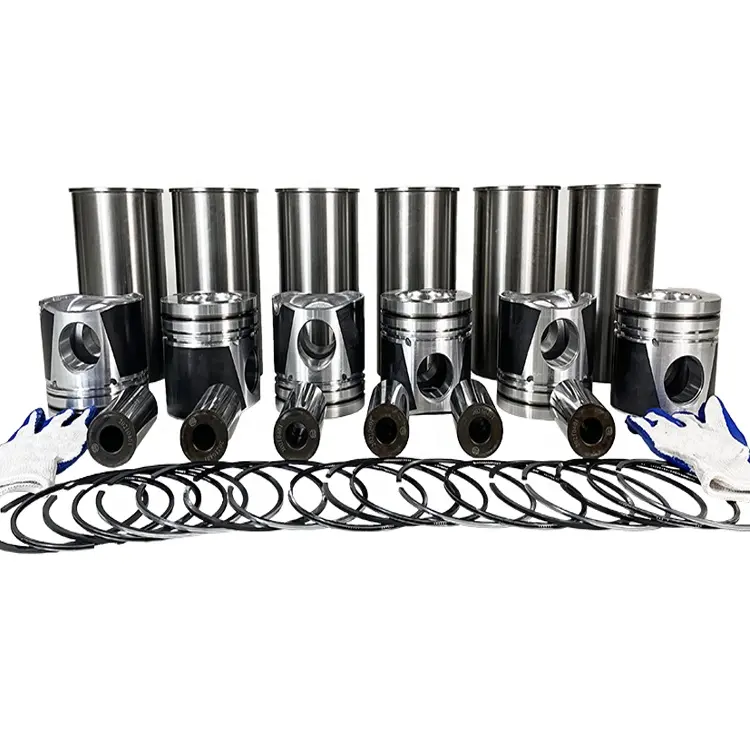 Pièces de rechange de moteur diesel d'origine Weichai Power wd615 wd618 wp10 wp12 wp13 p6/226b pièces de moteur diesel 612600900080 Kit de piston