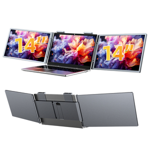 Eimio nhà máy trực tiếp 14 inch Tri Màn hình mở rộng cho máy tính xách tay OEM ODM Ba máy tính xách tay màn hình IPS Type-C nóng Màn hình mở rộng cho - Product Image 1