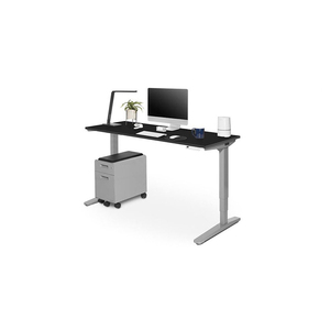 AJUNION Adjustable <strong>Computer</strong> Desk Compact Office Table Narrow Depth Workstation Study Desk Minimalist Electric Writing Table - Product Image 3