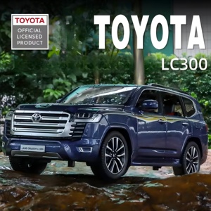 Hakiki yetki 1/24 70th Land Cruiser LC300 alaşım araba modeli ses ışık koleksiyonu ile çocuk oyuncak - Product Image 3