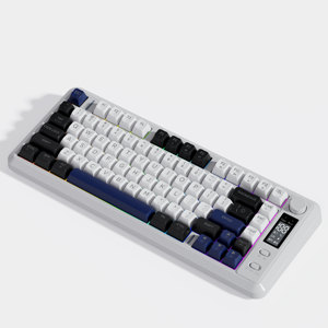 81 <strong>Keys</strong> Dual Mode Gaming <strong>Keyboard</strong> with TFT Screen, <strong>Custom</strong> Keycaps and Lights Combination, RGB Backlit Membrane <strong>Keyboard</strong> - Product Image 6