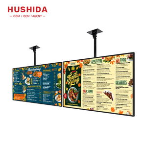 32 43 49 55 65 Inch Android System Ceiling Electronic Lcd Restaurant Digital Menu Board Display Cafe - Product Image 1