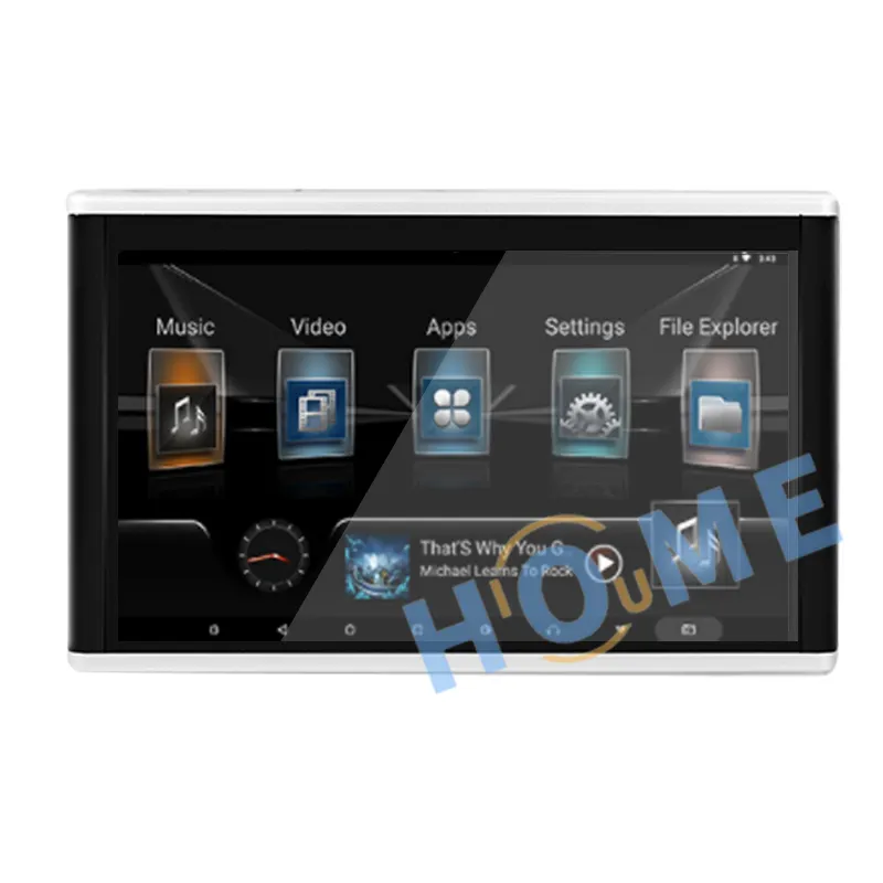 Экран подголовника автомобиля 10,1 дюймов с 7-цветной светодиод 2 + 32 г полный сенсорный экран Android 9 Автомобильный дисплей для развлечения на заднем сиденье