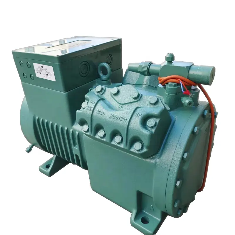 20HP 15KW Bitzer Low Noise Piston Air Semi-hermetic Compressor For Portable Industrial Equipment Refrigeration Compressor