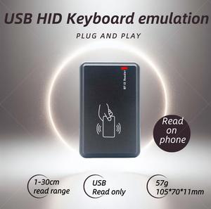 ISO 18000 6C Plug and Play xách tay 860-960MHz UHF đầu đọc thẻ RFID Nhà Văn Giao diện USB kiểm soát truy cập cho Android IOS di động - Product Image 2