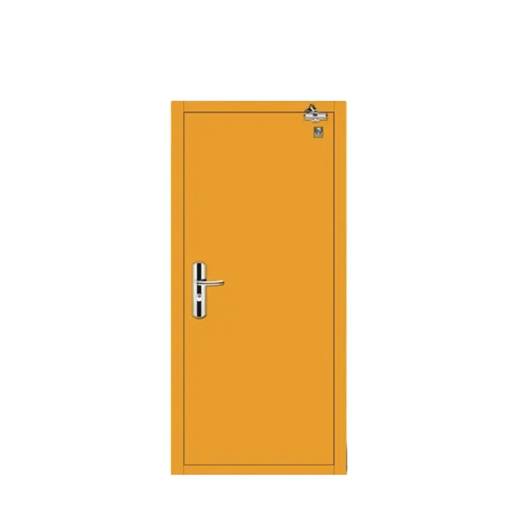 Estándar europeo UL aprobado personalizado apartamento puertas ignífugas acero puerta de seguridad contra incendios