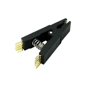 Programador Clip de prueba SOP8 Clip BIOS de ocho pines Cuerpo ancho y estrecho Clip universal de 8 pines Clip adaptador IC Socket Burning chip clip - Product Image 6