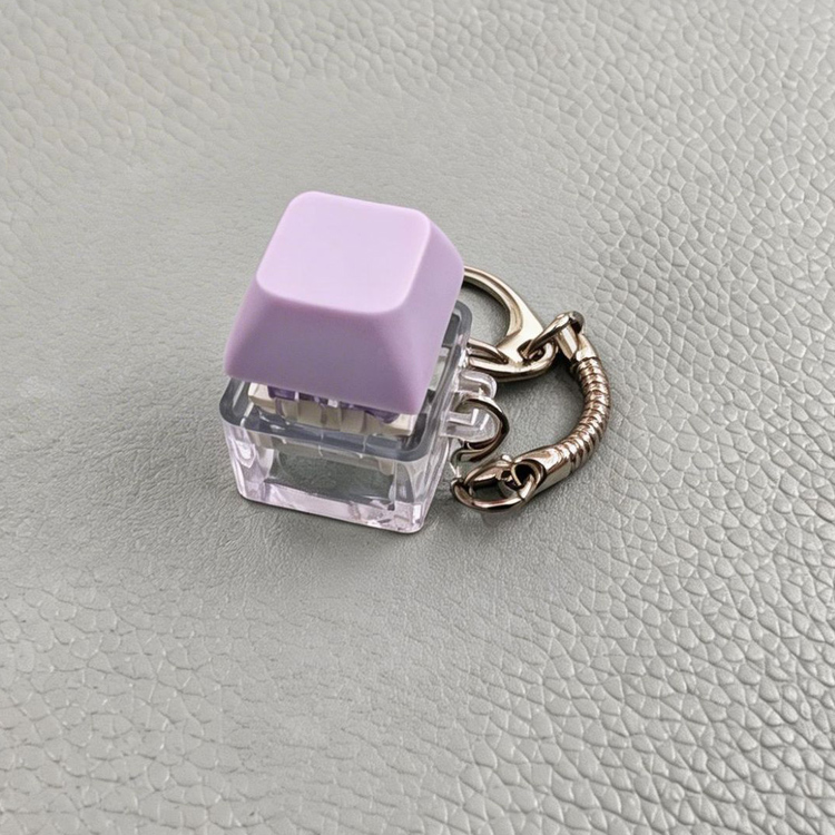 1 tecla de color morado sólido