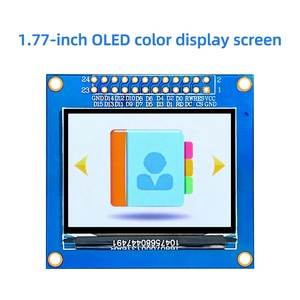 1,77 Zoll PMOLED Mini OLED Monitor Bildschirm platine 160x128 Pixel Farbe 24 Pin I2C Anzeige modul für Arduino Raspberry Pi - Product Image 2