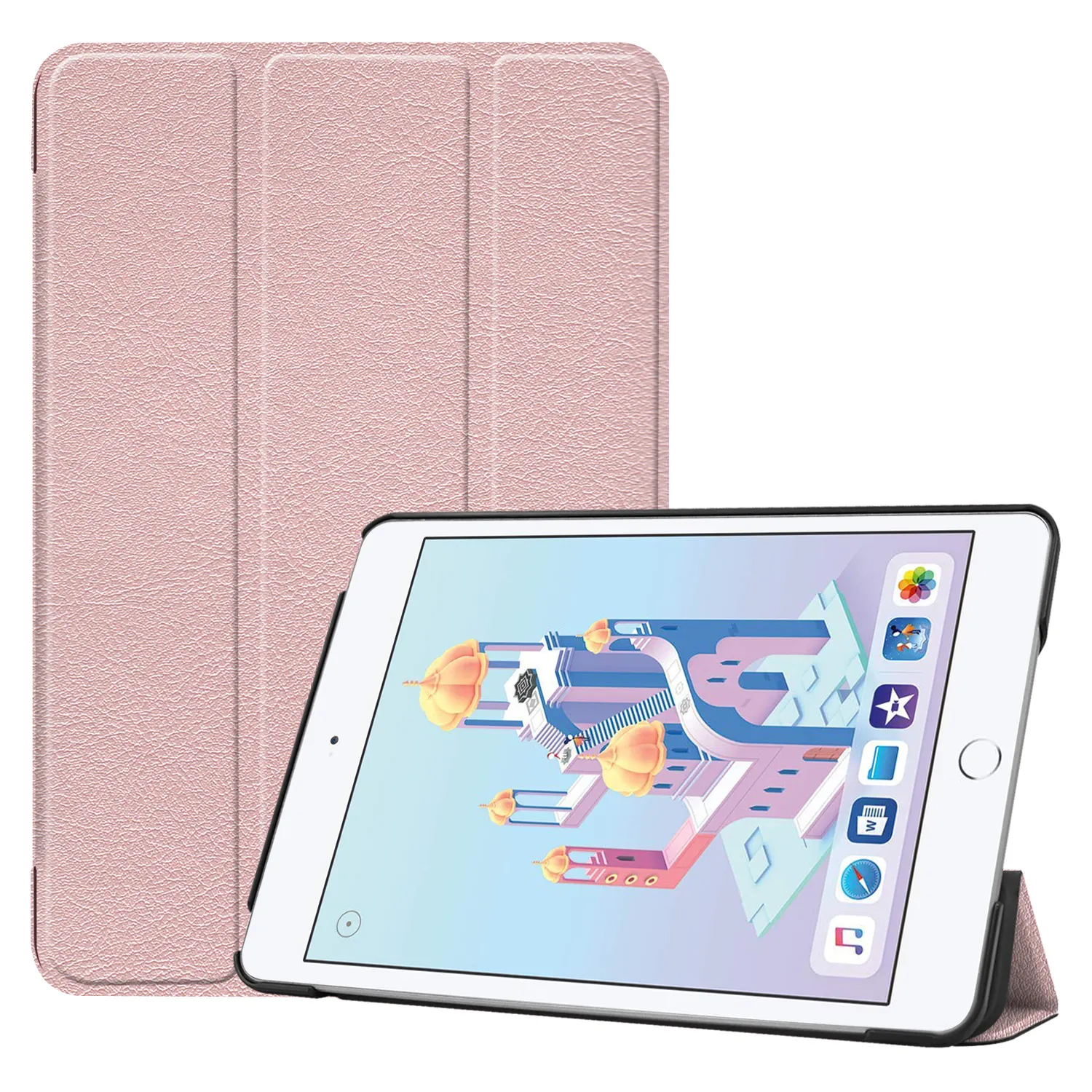 Para iPad Mini 5th Generation 2019 Caso, Qualidade PU Leather Folio Capa Caso Nova Versão