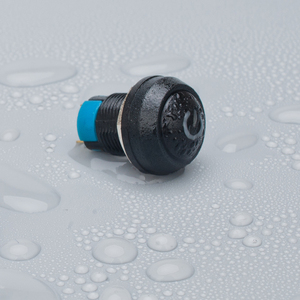Pulsante wireless on off pulsante illuminato led HL12C 12mm pulsante in plastica - Product Image 2