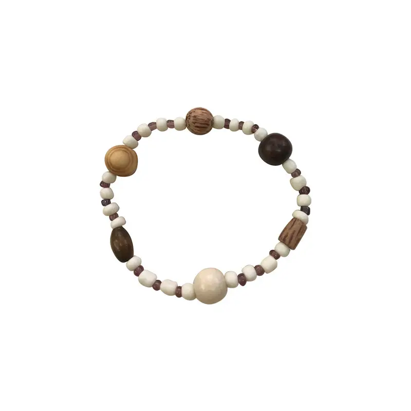 Pulsera con cuentas de piedra de ágata Mujer Primavera Verano Instagram Niche Design Sense Retro Pulsera