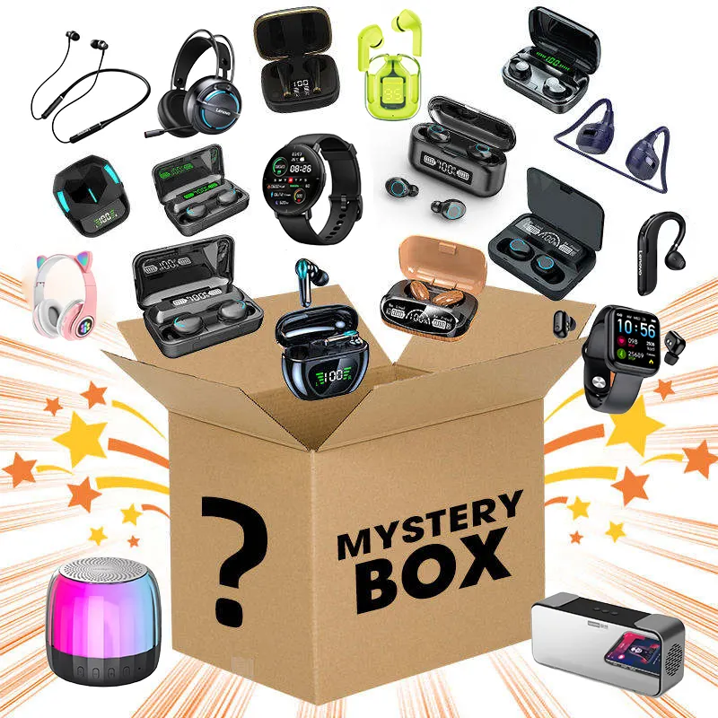 3C prodotti elettronici Lucky mystery Gift toy blind box ha la possibilità di aprire: auricolare bluetooth wireless, orologi intelligenti, altoparlante