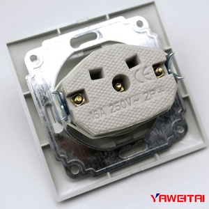 Enchufe europeo de pared de estilo francés, 250V, 10A/16A