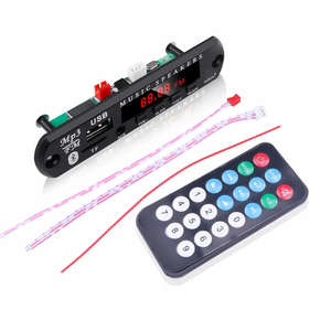 5V 12V kablosuz MP3 WMA dekoder kurulu ses modülü USB TF radyo uzaktan kumanda ile BT5.0 müzik araba çalar .. - Product Image 1