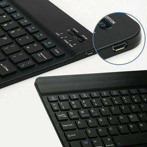 Venta al por mayor Mini USB Teclado inalámbrico con retroiluminación recargable para iPad IOS Android para Windows Tablet PC - Product Image 3