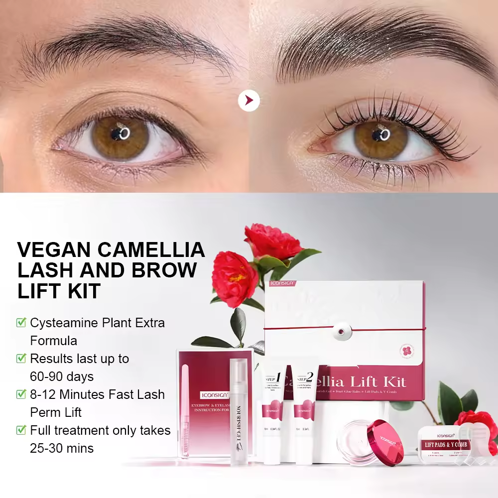 Camellia plant extract lash and brow lift kit IK22006