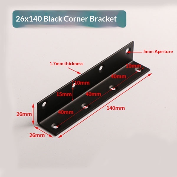 Black 26 millimeters * 140 millimeters
