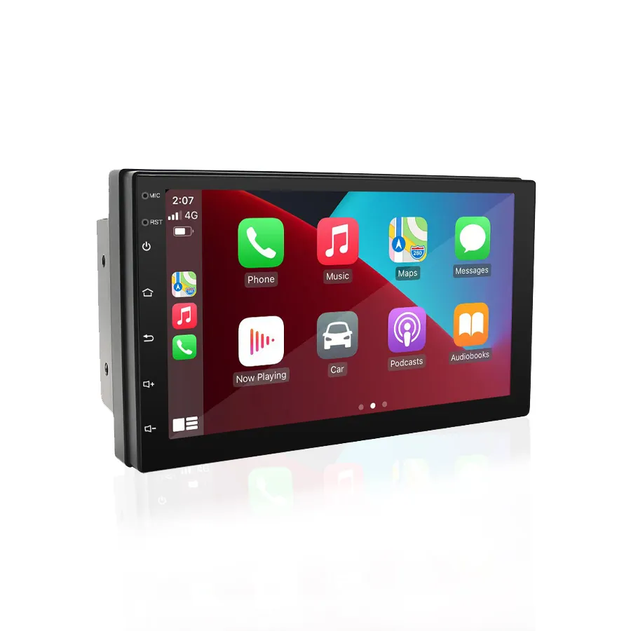 7 "double din car stereo apple carplay com gps wifi ips touch screen android 13 rádio car android player