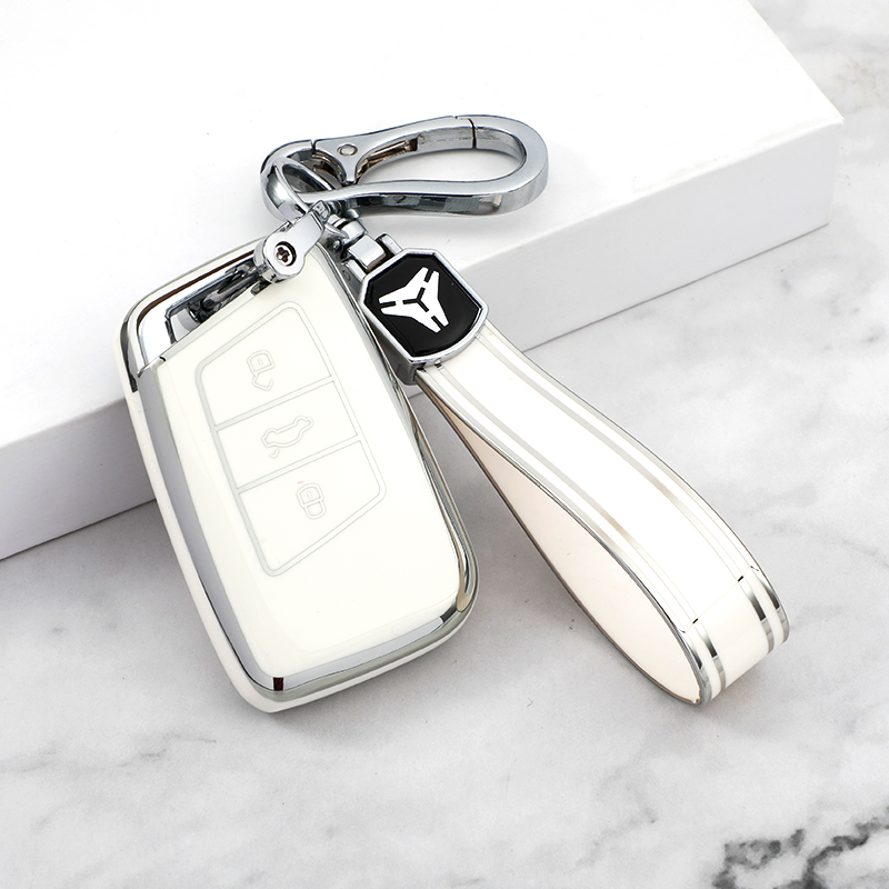 White + Keychain