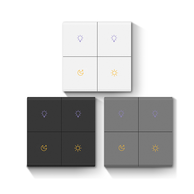 Zigbee matière plastique 4gang