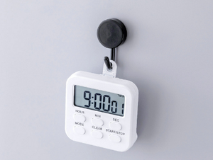 Multi-funzione laboratorio cucina cucina studio 24 ore piccolo portatile regolabile suono Timer digitale con funzione di memoria dell'orologio - Product Image 3