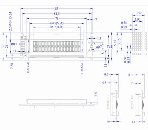 3.3v 162 1602 Module Lcd1602 Blue Screen With Backlight 8 Bit Parallel 5v New 16x2 Character Lcd Display - Product Image 2