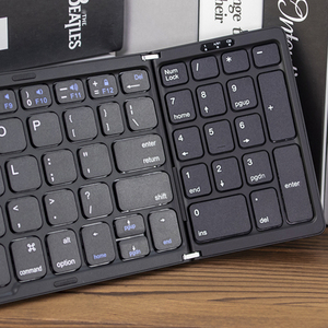 Free Switching of Devices Foldable Full Size Rechargeable Bluetooth Wireless Keyboard for Tablet Smartphone <strong>Computer</strong> - Product Image 4