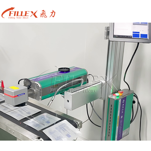 Schnelle Geschwindigkeit Datum Chargen codier maschine Faser Co2 Online Flying Laser Jet Drucker für Glas Plastik flasche - Product Image 4