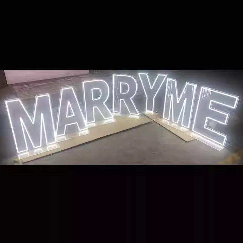 Neon Sign MARRY: Upright