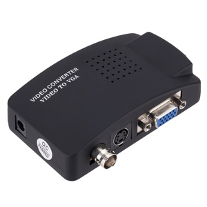 <strong>BNC</strong> to VGA Video Converter for CVBS Analog Surveillance Cameras S Terminal Connection <strong>Monitor</strong> Screen Host Splitters - Product Image 5