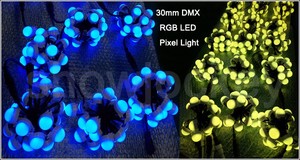 3D светодиодный RGB пиксельный свет DMX DC12V/24v точечный свет диаметром 30/40/50 мм - Product Image 3