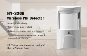 Sensor infrarrojo inteligente para interiores y exteriores, Popular Detector de movimiento PIR de 433MHz y 868MHz con batería AAA para sistema de alarma de seguridad del hogar - Product Image 4