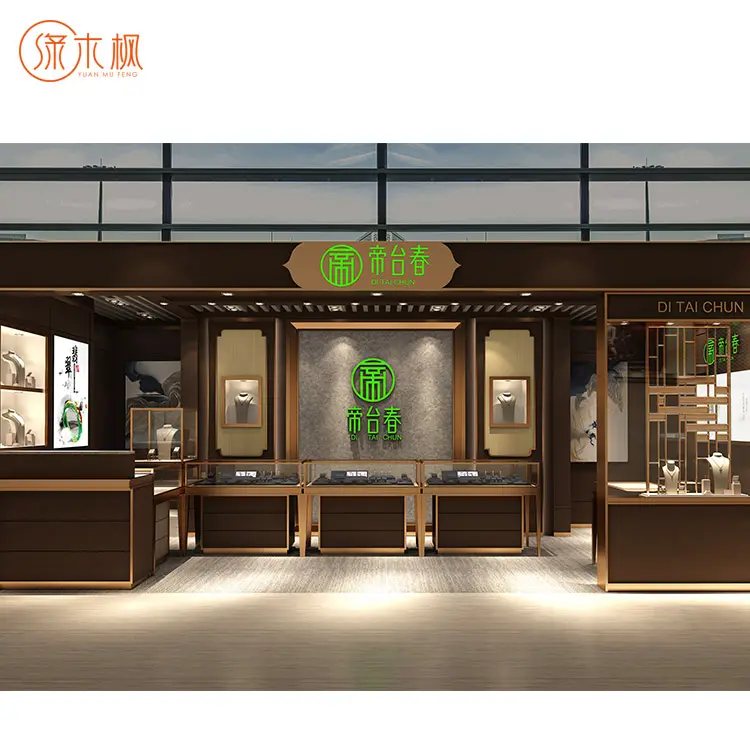 Led Lighting Standard Window Jewelry Display Showcase Independent Wall Recessed Jewelry Cabinet China Factory