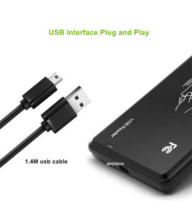 125KHZ/13.56MHZ Desktop di prossimità lettore di schede RFID USB a buon mercato - Product Image 4